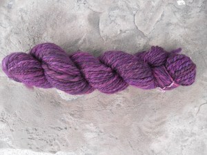 My first 4 oz skein of yarn!