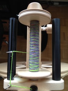 Random Halloween-themed fibre spin
